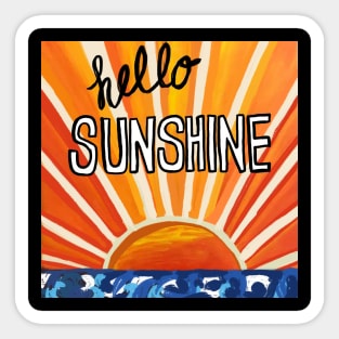 Hello Sunshine Sticker